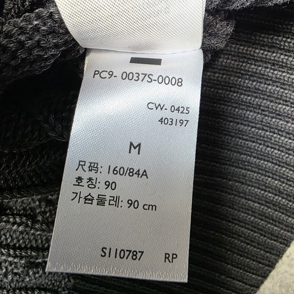Levis Womens Cable Knit Crewneck Sweater size medium Charcoal Gray Relaxed‎ Fit - Picture 5 of 10